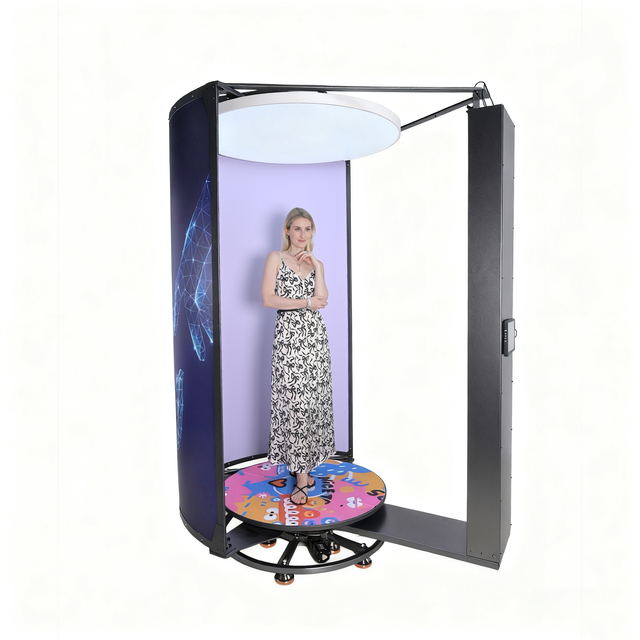 Fixed Base Rotating 3D Scanner with 6 Cameras and USB3.0 for Industrial Reverse Engineering & Quality Control in Stock