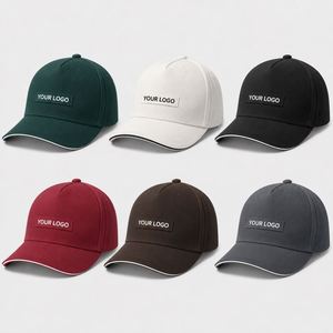 Gorras de Béisbol Personalizadas de Lujo con Logotipo, Seis Paneles, Sarga de Algodón, Visera Curva, Unisex, Gorra Deportiva, Venta al Por Mayor, Regalo Corporativo Promocional - Product Image 1
