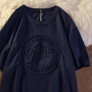 T-shirt d'Été Gaufré pour Homme, Manches Courtes, Personnalisable avec Votre Propre Motif en Relief - Product Image 2