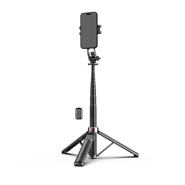 Detachable Clip Magnetic BT Selfie Stick Stable Tripod Stand Extension Rod Remote Control Live Vlog Video Portable Phone Holder