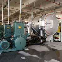 Horno de resistencia horizontal de fibra de carbono de alta pureza con control preciso de temperatura, estructura de ahorro de energía y bomba de vacío de alta presión