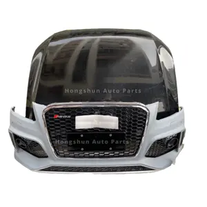 RSQ5外観ボディキット部品フロントバンパーグリルアウディQ52011-2016車のフェイスリフトバンパーアップグレード用高品質