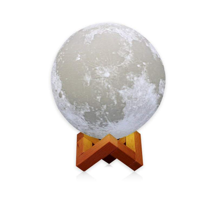 Moon Lunar Light 12 Dimmable Touch Control Moon Lamp 3D Printing Rechargeable Moon Night Light