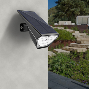 BSV Focos solares Luces de paisaje solares al aire libre 12LED Luz de pared ajustable para patio trasero Árboles Casa Jardín Pasarela - Product Image 3