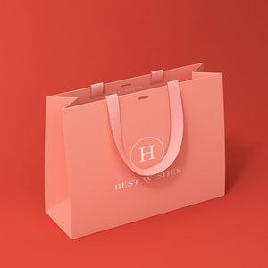 Borsa Shopper di Carta Blu Scuro Stampata Riusabile con Manici per Negozi, Confezione Regalo di Lusso Personalizzata per Abbigliamento - Product Image 5