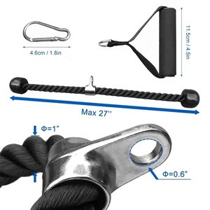 <span class=keywords><strong>Cuerda</strong></span> de Tríceps CHENGMO SPORTS de Alta Calidad para Curl de Bíceps y Tríceps, <span class=keywords><strong>Cuerda</strong></span> de Tracción para Tríceps con Excelentes Agarres, <span class=keywords><strong>Cuerda</strong></span> de Tríceps de Nailon - Product Image 2