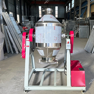 Cấp thực phẩm công nghiệp tự động 30L 50L 100L 300L nhỏ đôi hình nón Máy xay sinh tố quay trống khô thực phẩm bột trộn Máy trộn - Product Image 3