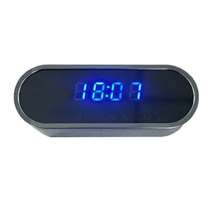 1080P Wireless WiFi Desk Table Clock Camera Discreet Surveillance Monitoring Night Vision With Battery Remote View On APP