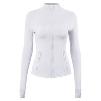 LL Sports Fitness Yoga Kleding Dames Ademend Spandex/Nylon Geruite Jas Yoga Set Hoge Taille Skinny Fit Leggings Trainingspak