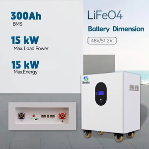 แบตเตอรี่ลิเธียมพลังงานแสงอาทิตย์48V 51.2V ที่เก็บพลังงานไฮบริดสำหรับบ้าน15KWH-32KWH - Product Image 6