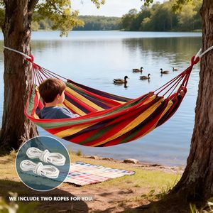 Hamaca <span class=keywords><strong>de</strong></span> Lona Portátil para Jardín, Patio y Camping - Product Image 4
