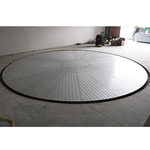 Plataforma giratoria de acero duradera y de bajo mantenimiento para sistema de estacionamiento en garajes de villas residenciales - Product Image 1