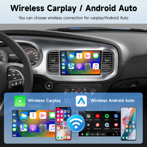 Podofo pour <span class=keywords><strong>Dodge</strong></span> <span class=keywords><strong>Charger</strong></span> (conduite à gauche) 2011-2014, autoradio Qualcomm 9 pouces, 8 cœurs, 4+64 Go, CarPlay/Android Auto sans fil, WiFi, GPS - Product Image 2