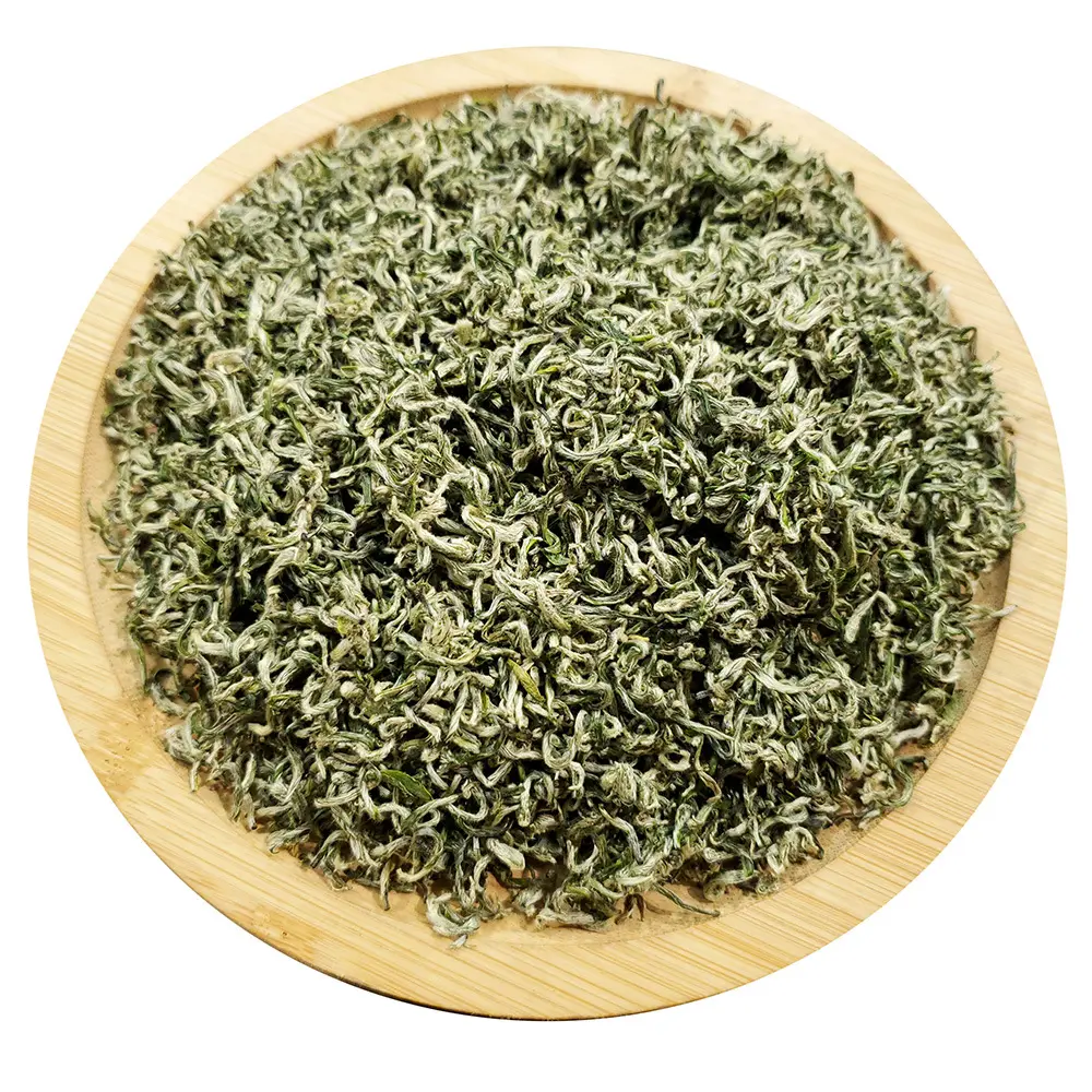 Chá natural de folhas verdes finas para saúde, chá premium dong ting biluochun da China, chá ensacado de marca própria para perda de peso