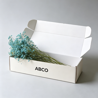 Boîtes d'expédition en carton ondulé kraft auto-érectables, personnalisées, durables, écologiques, recyclables, avec pelliculage mat et gaufrage