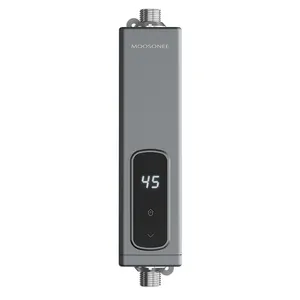 5.5kW 220V Smart Mini Tankless scaldabagno elettrico auto-modulante scaldabagno istantaneo per RVs hotel lavello punto di utilizzo