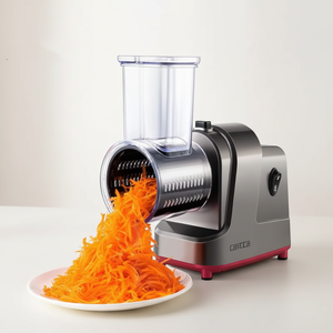 TEBAK Picador Eléctrico Automático <span class=keywords><strong>de</strong></span> Frutas y Verduras para Ensaladas, Rallador y Rebanador para Cocina Casera - Product Image 1