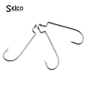 Grands hameçons de pêche en eau salée, crochet de pêche à manivelle Large pour bar, <span class=keywords><strong>truite</strong></span>, saumon, crochet de <span class=keywords><strong>ver</strong></span> à décalage - Product Image 3