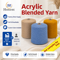 Fil super doux 9.9s en acrylique filé à l'anneau, mélange 30% poil de chameau, 25% acrylique, 33% polyester, 10% laine d'alpaga Miao pour tissage