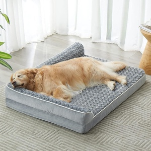 Herstellerpreis Umweltfreundliches Hochwertiges Luxuriöses Übergröße Hund Anti-Rutsch Waschbares Tierbett - Product Image 5