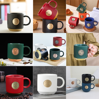 Fabricant de tasses en céramique personnalisées mates de style nordique, tasses à café de luxe avec logo