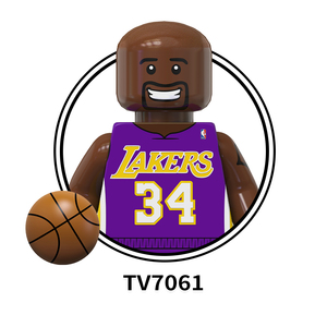 TV6508 serie di basket stelle O Neal Kobe Jordan Curry James regalo per bambini Juguetes fai da te set di blocchi di costruzione giocattoli per bambini per ragazzi