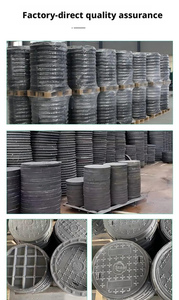 Factory direct sales, supporting customized <b>square</b> design resin SMC composite manhole covers, suitable for outdoor drainage. - Product Image 6
