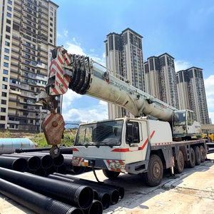 Truck Crane <b>Used</b> <b>Machinery</b> Zoomlion 90 Ton 2010 Model 56m Lifting Height Weichai Engine Motor Gearbox Pump Good Condition China - Product Image 1