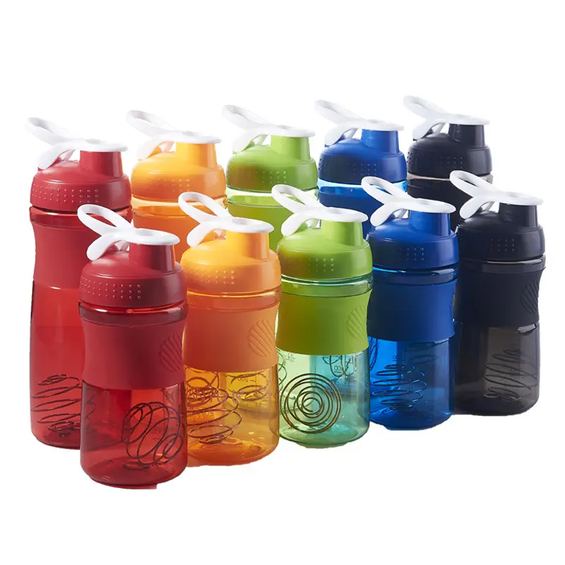 Commercio all'ingrosso promozionale portatile proteina Shaker bottiglia di plastica bottiglia di acqua per bere BPA 750ML
