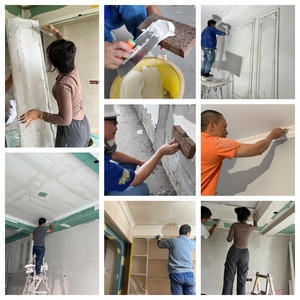 Poudre de <span class=keywords><strong>gypse</strong></span> résistante aux hautes températures, adhésif à liaison rapide, <span class=keywords><strong>plâtre</strong></span> pour la décoration de plafonds, construction personnalisable - Product Image 2