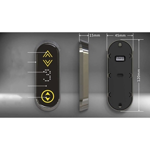 Elevoro Lop321 Mini Lift Biệt Thự Thang Máy Kim Loại Hạ Cánh Hoạt Động Bảng Điều Chỉnh Cho Khách Sạn Sử Dụng Với 1 Năm Bảo Hành - Product Image 3