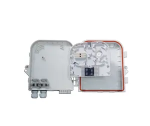 8 cores Fiber optic terminal box with lock for outdoor wall mount using in FTTH project