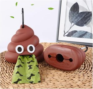 <b>Silicone</b> Poop Bag Dispenser with Novelty Style Durable and Funny Dog Waste Management <b>Tool</b> - Product Image 2