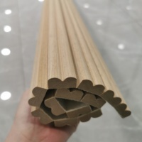 Armoires modernes en bois naturel avec porte enroulable, comptoir de bar, armoires de cuisine Panneaux de tambour flexibles Panneaux muraux en MDF