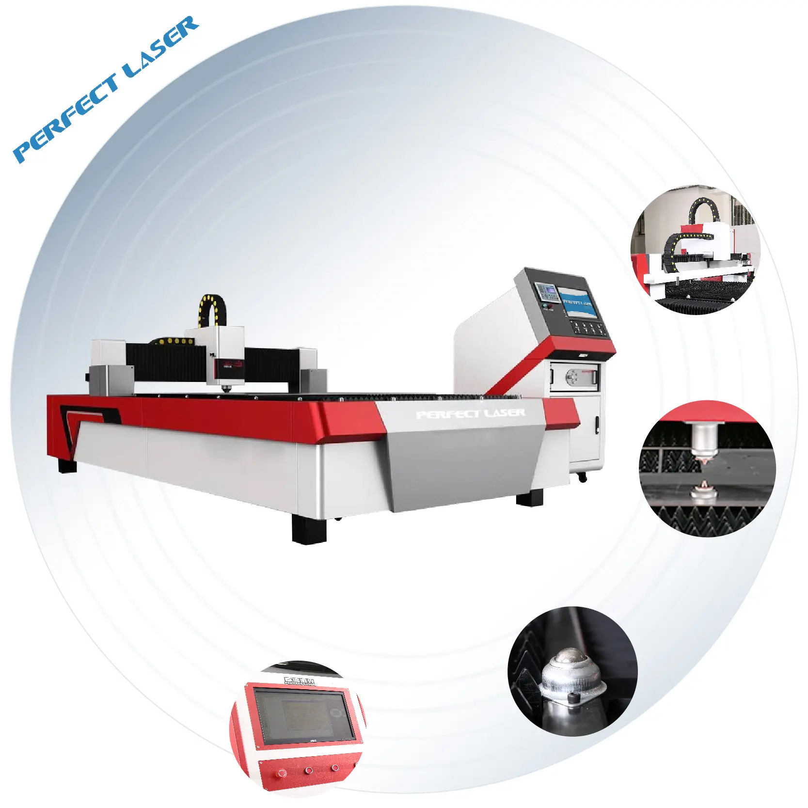 500w 1kw 2kw 3Kw 4KW IPG Raycus CNC lamiera di carbonio in acciaio inox fibra di alluminio Laser Cutter macchine da taglio