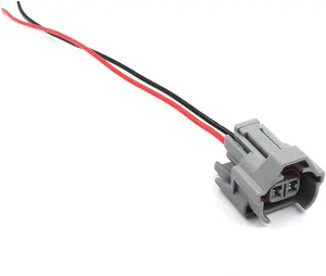 Conector de inyector de combustible EV1 EV6 EV14, Compatible con Toyota DENSO (paquete de 6)