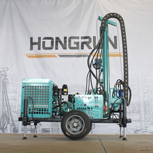 Draagbare waterputboorinstallatie, <span class=keywords><strong>mini</strong></span>-boormachine, HR-300T eenvoudig te bedienen, hoge productiviteit - Product Image 3