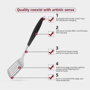 <span class=keywords><strong>Kit</strong></span> de Herramientas para <span class=keywords><strong>Barbacoa</strong></span> al Aire Libre, Juego de Herramientas Multifuncional de 4 Piezas, Espátula, Cepillo, Pinzas, Tenedor, Accesorios de Metal para Camping y <span class=keywords><strong>Barbacoa</strong></span> - Product Image 3