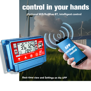 Điện áp rộng wifi thông minh điều khiển năng lượng mặt trời bảng điều khiển sạc điều khiển 0V bắt đầu sửa chữa pin tự động công nhận 12v24v36v48v60v - Product Image 2