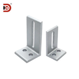 Profilés en aluminium avec codes d'angle de connexion, pièces de fixation à angle droit extrudées, pièces d'angle en aluminium réglables inégaux - Product Image 5