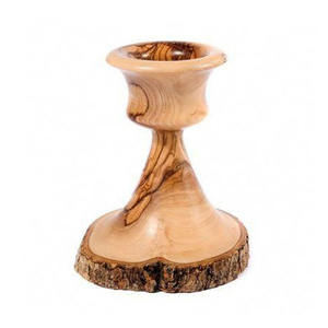 Porte-bougie en bois d'acacia Décoration d'intérieur - Product Image 1