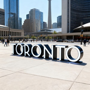 Large 3D <b>Illuminated</b> Letters Commercial Brand Dimensional Exterior Signage Led Light Letter Sign Business Signs Logo for Outdoor - Product Image 2