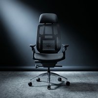 Chaise de bureau ergonomique Eagleseating OEM, best-seller, pour le gaming, avec massage, support lombaire, dossier en maille, pivotante, en nylon