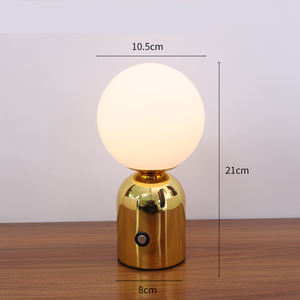 Lámpara de Mesa LED con Forma de Bola, Decoración de Halloween, Luz Recargable por USB, Táctil, Regulable, para Restaurante, Hogar, Hotel, Bar - Product Image 6