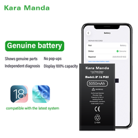 Batterie de téléphone OEM personnalisée Kara Manda pour iPhone 16 Plus – Sans message pop-up, diagnostic de santé à 100 %, batterie de remplacement authentique