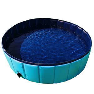 อ่างอาบน้ำสุนัข PVC ขนาด 120x30 ซม. พับได้ พกพาสะดวก สระว่ายน้ำสำหรับสัตว์เลี้ยง สำหรับใช้งานกลางแจ้ง - Product Image 3