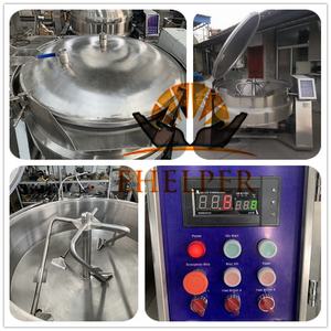 กระทะปรุงอาหารแบบเอียงได้สำหรับใช้ในเชิงพาณิชย์ | หม้อไฟฟ้า/แก๊ส/ไอน้ำอเนกประสงค์แบบปรับเอียงได้ สำหรับผสม ปรุงอาหาร ตุ๋น และใช้ในโรงอาหาร - Product Image 6