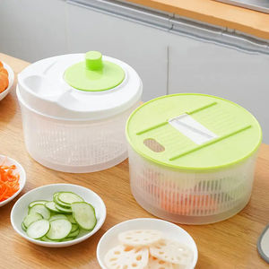 Essoreuse à salade Besafe en plastique, outil de cuisine manuel, écologique, outils pour salade - Product Image 1