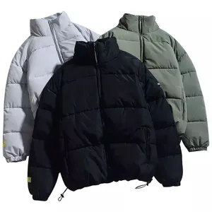 Men's Lightweight Puffer Jacket Hooded Full Zip Water-Resistant Quilted Lined Winter Coats