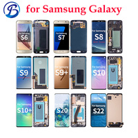 Grosir ponsel layar sentuh asli S22 S22 Plus S22 + S22U S23 S23 Plus S23 + S223 untuk Samsung Galaxy Series S